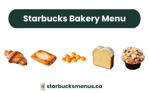 Starbucks Bakery Menu