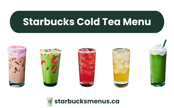 Starbucks Cold Tea Menu