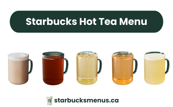 Starbucks Hot Tea Menu