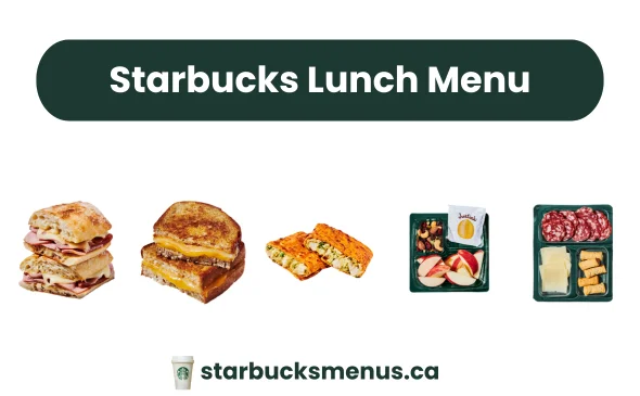 Starbucks Lunch Menu