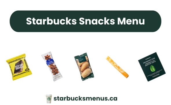 Starbucks Snacks Menu