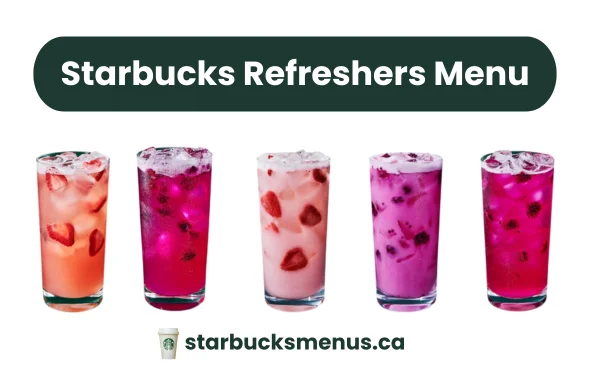 Starbucks Refreshers Menu
